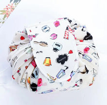 Load image into Gallery viewer, Women Travel Magic Pouch Drawstring Cosmetic Bag Organizer Lazy Make up Cases storage bag
