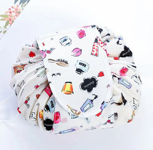 Women Travel Magic Pouch Drawstring Cosmetic Bag Organizer Lazy Make up Cases storage bag