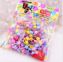 Load image into Gallery viewer, A lot of 50 PCS Hair Rubber Band, 3 CM in Diameter (a little more than one inch).
